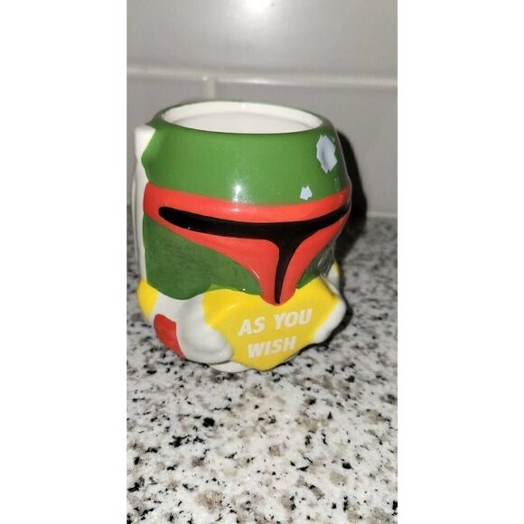 Star Wars Boba Fett 15oz Coffee Mug Heart As You Wish VALENTINES Cup NEW 2022 - Picture 2 of 6